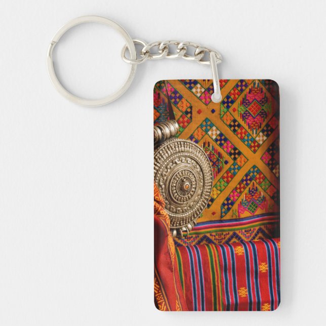 Fabrics, Bhutan Keychain (Front)