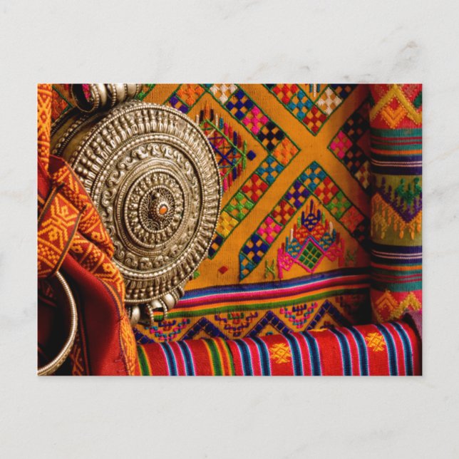 Fabrics, Bhutan Postcard (Front)