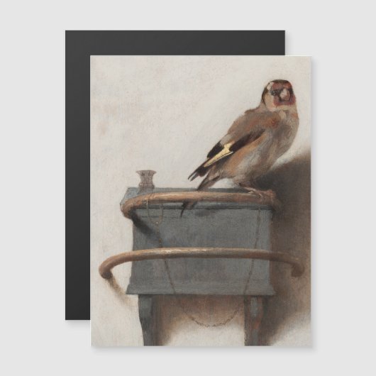 Fabritius The Goldfinch Painting Art Print (Front/Back)