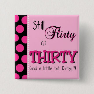 Fabulous 30th Birthday Pinback Button