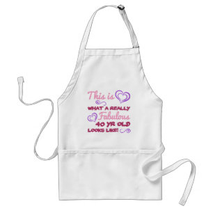 Fabulous 40th Birthday For Women Adult Apron