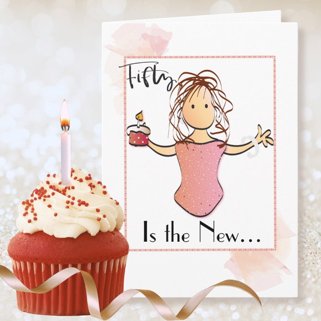 Fabulous 50 Birthday Card Personalized for Her  (Creator Uploaded)