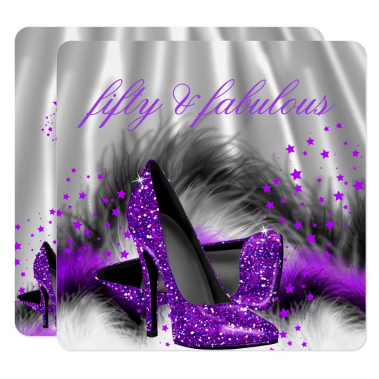 fabulous 50 purple silver