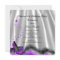 Fabulous 50 Purple Silver High Heel Birthday Party