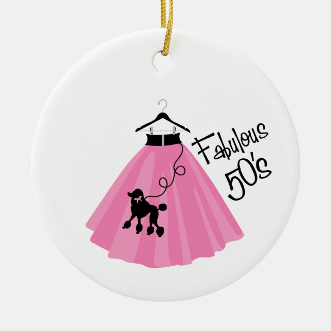 Fabulous 50's ceramic ornament (Front)