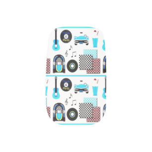 Fabulous 50's minx nail wraps