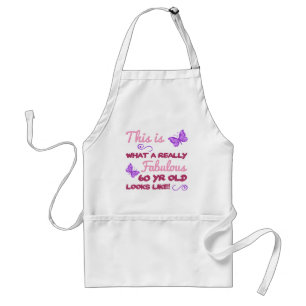 Fabulous 60th Birthday Adult Apron