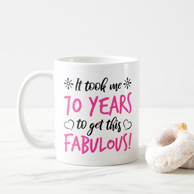 Fabulous 70th Birthday Coffee Mug