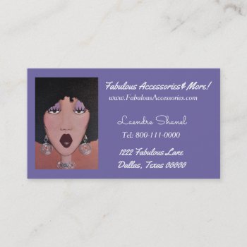 Fabulous Accessories And More! Business Card by LadyDenise at Zazzle