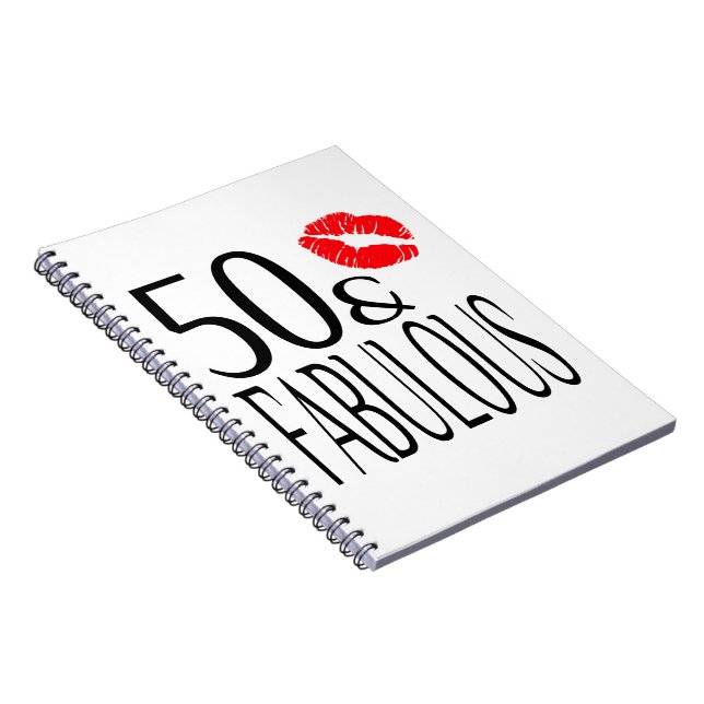 Fabulous and Fifty Notebook (Right Side)