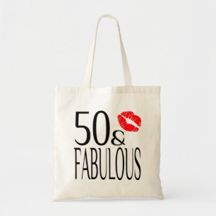 Fabulous and Fifty Tote Bag