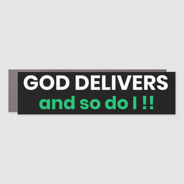 Fabulous and Meaningful  Car Magnet (Front)