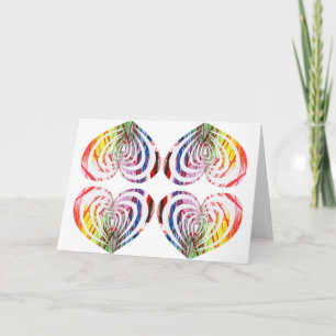 Fabulous and Original Modern HeART designs! Holiday Card