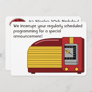 Fabulous art deco invitation/announcement card