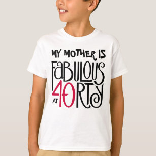 40 and fabulous bling t shirts