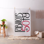 Fabulous at 50 red Fabric