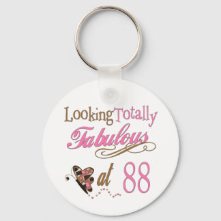 Fabulous at 88 keychain
