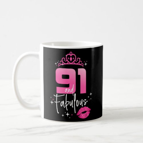 Fabulous At 91 91St Chapter 91 Coffee Mug