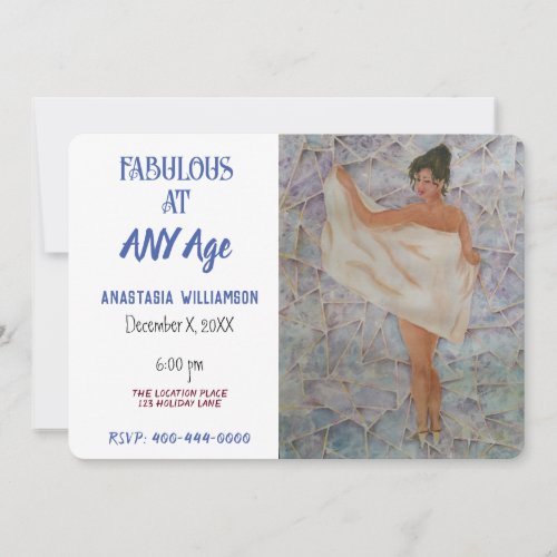 FABULOUS AT ANY AGE INVITATION