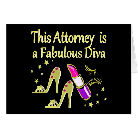 FABULOUS ATTORNEY DIVA DESIGN (Front Horizontal)