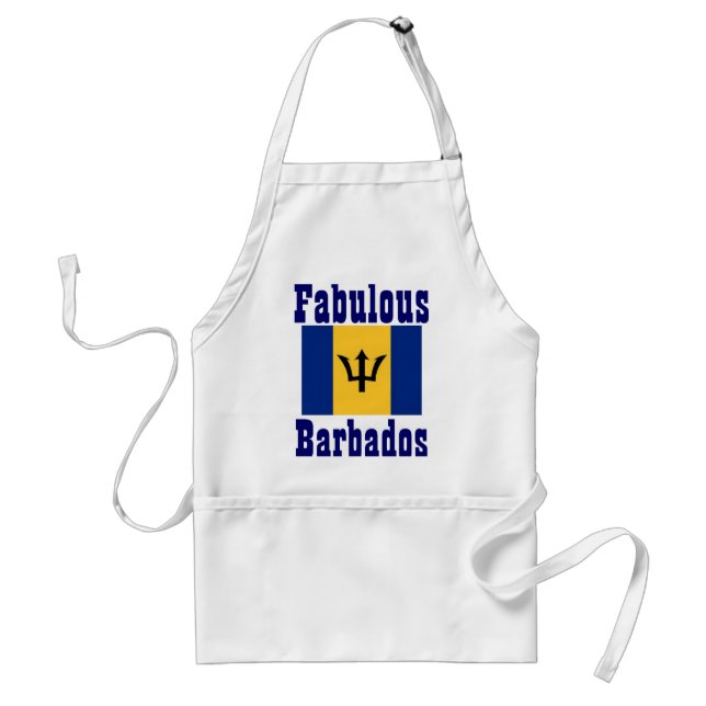 fabulous barbados adult apron (Front)
