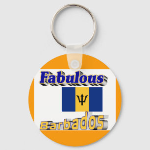 fabulous barbados keychain