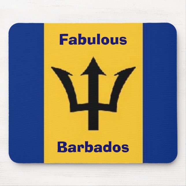 fabulous barbados mouse pad (Front)