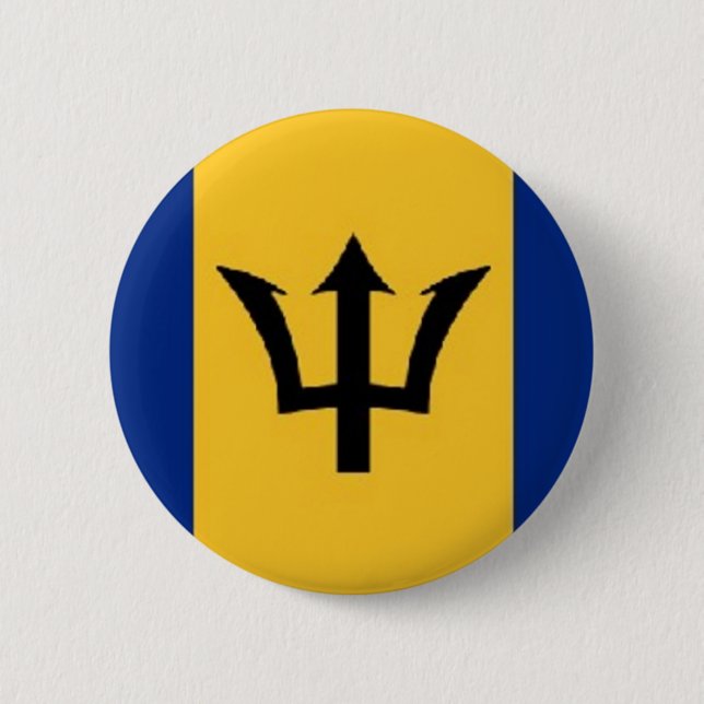 fabulous barbados pinback button (Front)