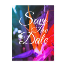 Fabulous Bird Of Paradise Wedding Save The Date