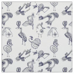 Fabulous birds fabric