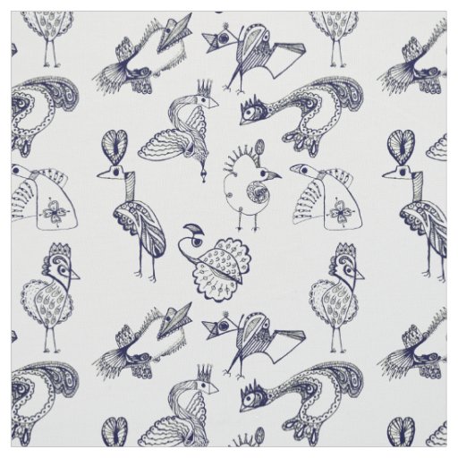 Fabulous birds fabric