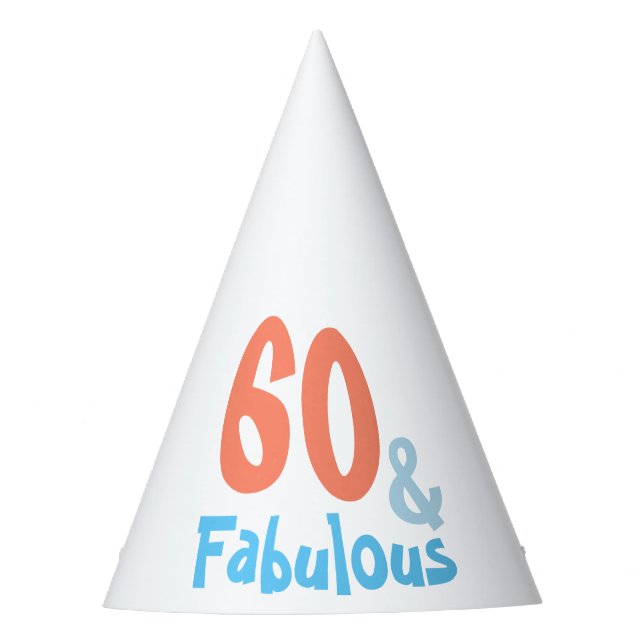 Fabulous Birthday Party Hat (Front)
