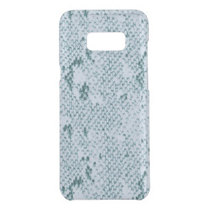 Fabulous Blue and White Snakeskin Uncommon Samsung Galaxy S8+ Case