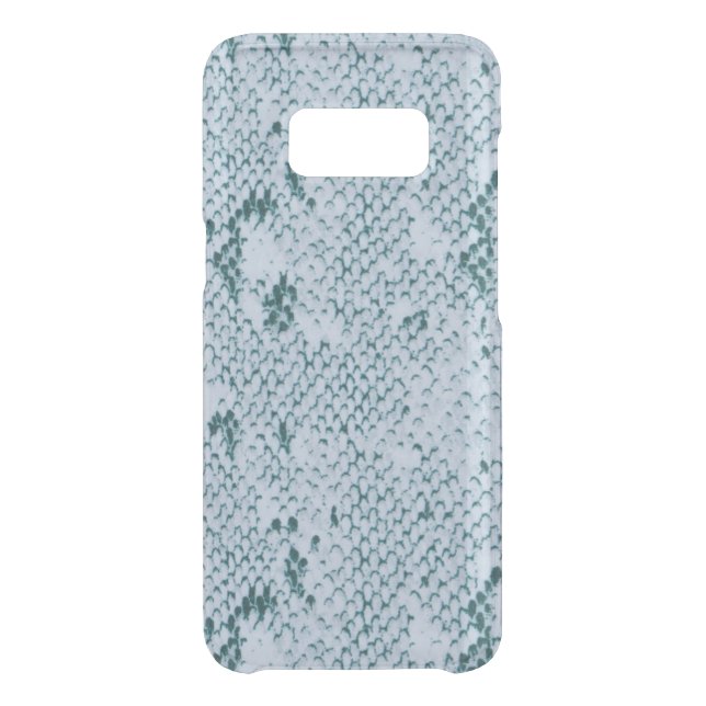 Fabulous Blue and White Snakeskin Uncommon Samsung Galaxy Case (Back)