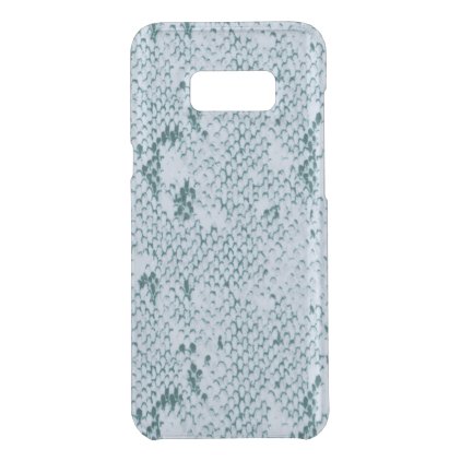 Fabulous Blue and White Snakeskin Uncommon Samsung Galaxy S8+ Case