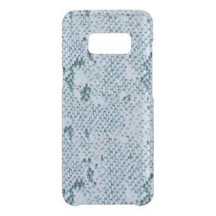 Fabulous Blue and White Snakeskin Uncommon Samsung Galaxy S8 Case