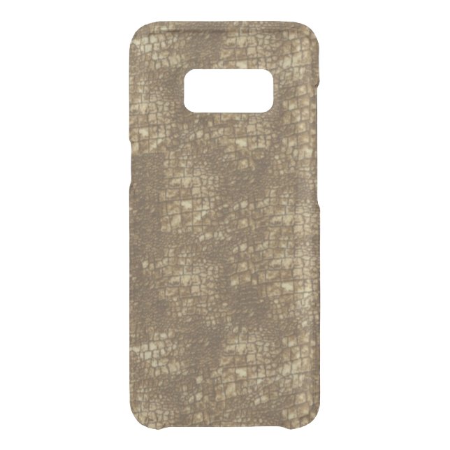 Fabulous Brown Snakeskin Pattern Uncommon Samsung Galaxy Case (Back)