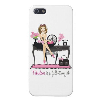 Fabulous - Brunette Cover For Iphone Se/5/5s by SERENITYnFAITH at Zazzle