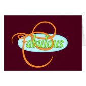 Fabulous Card (Front Horizontal)