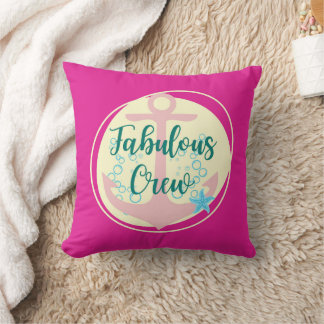 Fabulous Crew Throw Pillow