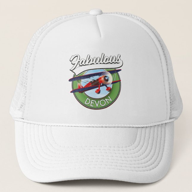 Fabulous Devon travel patch. Trucker Hat (Front)