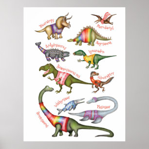 Fabulous dinosaurs poster