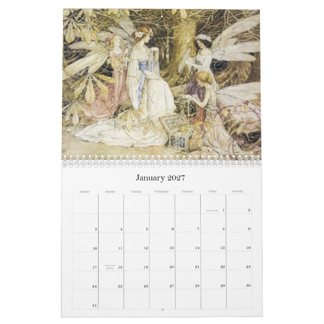 Fabulous Faeries 2011 Calendar (Jan 2027)