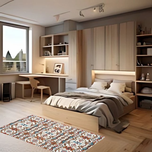  Fabulous Fall and Blue 6'x4' Area Rug (Creator Uploaded)