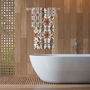Fabulous Fall and Blue Bath Towel Set