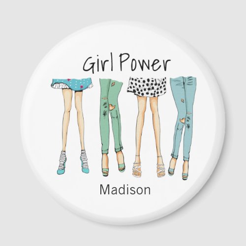 Fabulous Feet Girl Power Magnet