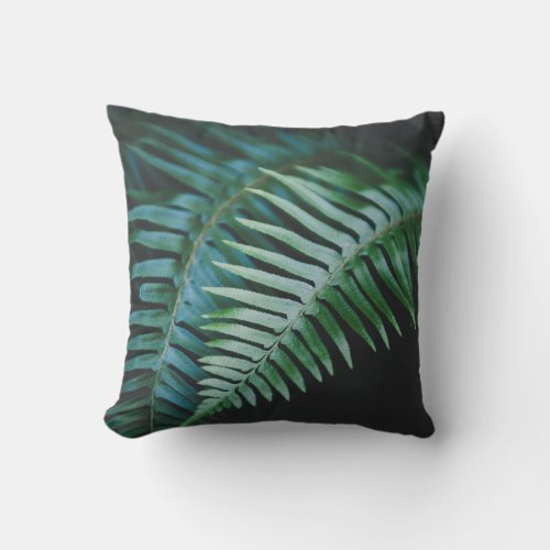 Fabulous Fern Throw Pillow