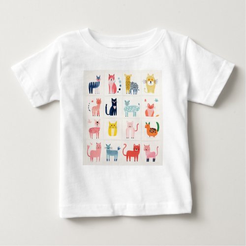 Fabulous fictional animals in childrens design baby T_Shirt
