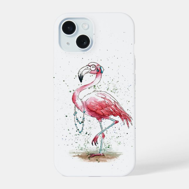 Fabulous Flamingo Iphone Case (Back)