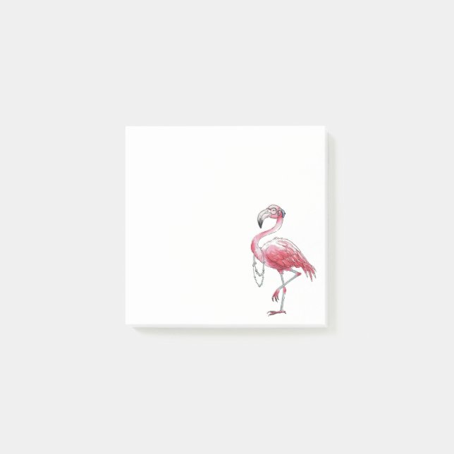 Fabulous Flamingo Post-it Notes (Front)